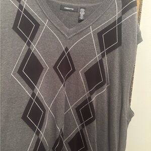 Claiborne Charcoal Sweater Vest